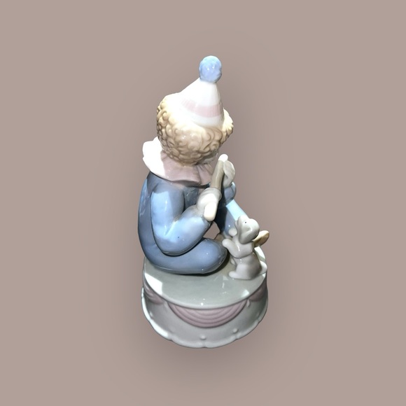 Vintage Musical Paul Sebastian Porcelain Clown Playing Flute - Picture 9 of 14